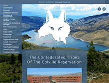 Tablet Screenshot of colvilletribes.com